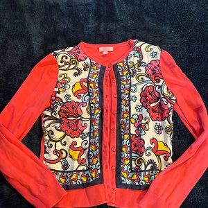 Lilly Pulitzer silk cardigan